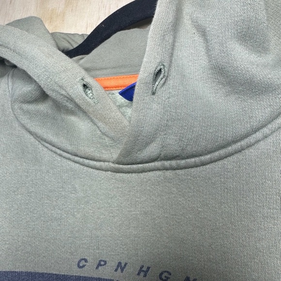 Jack & Jones Green Hoodie with Striped Logo - Picture 5 of 11